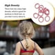 thumbnail image 5 of Sonducket 20 piezas de banda para el cabello estilo preppy decorativa sin enganches coleta titular pelos cuerda Bobbles Scrunchie para mujeres Accesorios Accesorio para el cabello Rosa claro Sonducket AP010531-07, 5 of 6