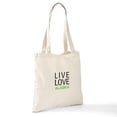 thumbnail image 6 of CafePress - Live Love Alaska Tote Bag - Unisex Canvas Tote Bag, Beige, 1-Piece, 6 of 6