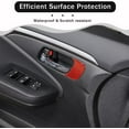 thumbnail image 3 of Left Driver Side Inner Door Handle Panel Sticker for Honda Pilot 2016-2022 Sport, Carbon Fiber Automotive Door Handle Panel Cover Interior Accessories, Red, 3 of 7