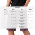 thumbnail image 3 of Gfyviroh Sweat Shorts for Men Cozy Solid Drawstring Lightweight Casual Shorts Pockets Summer Athleisure Shorts, 3 of 7