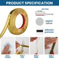 thumbnail image 2 of Moldura de pared Yskzyz Peel and Stick, impermeable, 3 m, 2 of 6