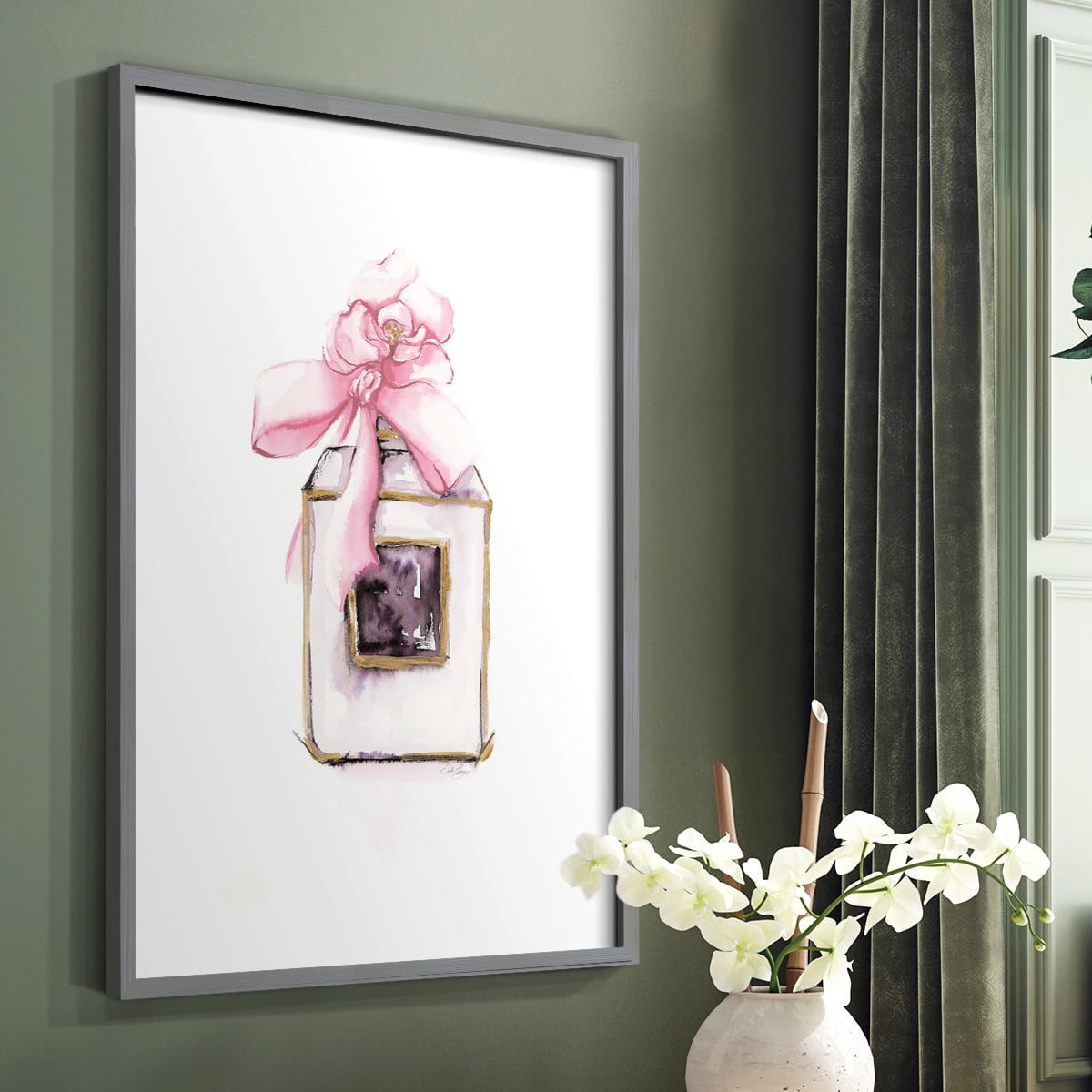 Eau De Toilette in Paper Solid Wood 16 x 20 Framed Print