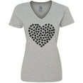 thumbnail image 3 of Inktastic Dog Paws, Puppy Paws, Animal Paws, Heart, Pet Women's V-Neck T-Shirt, 3 of 5