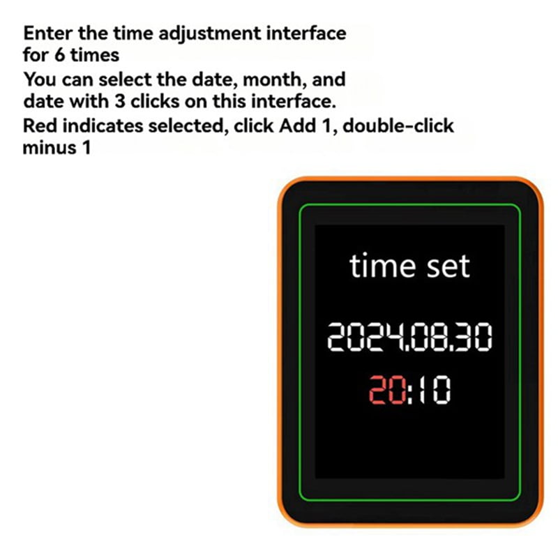 Air Quality Detector 12 in 1 Air Quality Tester Temperature Humidity Meter CO/CO2/HCHO/TVOC//PM2.5/PM10 Black