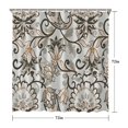 thumbnail image 5 of Waterproof Bohemian Shower Curtain 72x72 Inch Boho Style Polyester Unique Shower Curtain for Bathroom Hotel Home Decor with 12 Plastic Hooks, 5 of 5
