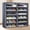 Gray, variant on HioHa 6-Tier Double Row Shoe Rack, Sturdy Space Saving Shoe Organizer for Entryway Closet Bedroom Hallway, Black