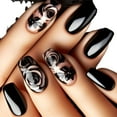 thumbnail image 5 of European And American Wear Nail Black Rose Manicure Fake Nail Patch, 5 of 5