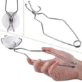 thumbnail image 3 of 4 Sets Ceramic Melting Dish Melting Crucible Kit with Steel Whip Tongs Handle Quartz Melting Soldering Copper Gold Silver Bowl Cup Tool Set for Metal Jewelry Refining Casting Tools DIY Making for DIY, 3 of 5