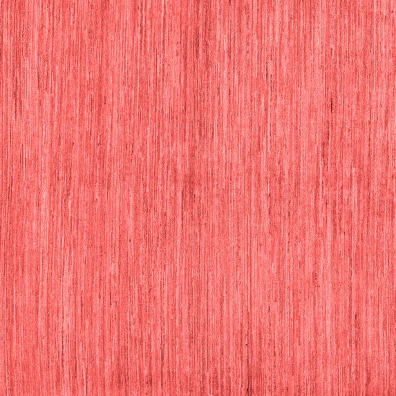 Ahgly Company Machine Washable Indoor Square Abstract Red Modern Area Rugs, 4' Square