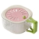 thumbnail image 1 of Cesta de drenaje de frutas apilable, colador, organizador de almacenamiento con ventilación ajustable para Rosa, 1 of 9