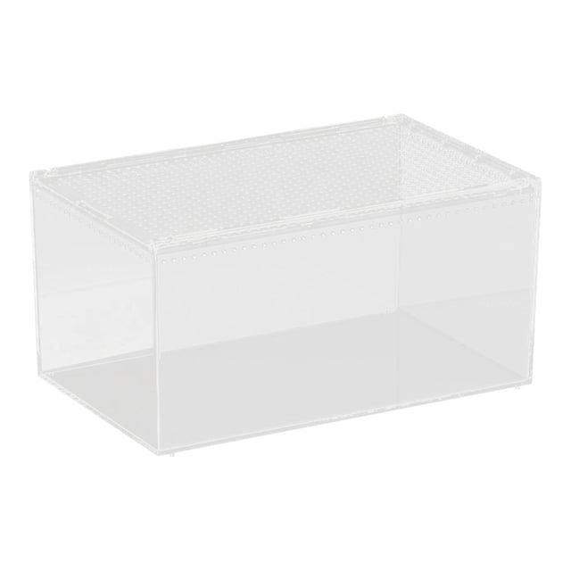 Terrario para reptiles, tanque para tortugas, práctico hábitat para tortugas, caja de comida para reptiles, contenedor para hábitat de reptiles para a
