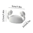 thumbnail image 3 of Blukids Cute Crab Cord Organizer Cable Clips, USB Cable Organizers for Home Office Desk, Self-Adhesive Cable Holder,Wire Organizer & Decor(White), 3 of 6