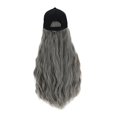 thumbnail image 2 of Multicolor Corn Perm Long Hair Wig 26 Inch Baseball Cap Casual Hat Wig, 2 of 2