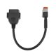 thumbnail image 1 of OBD2 Connector, Plug And Play 32cm/12.6in Brass ABS Diagnostic Cable 4Pin  For Motorcycle ANGGREK Diagnostic Adapter, 1 of 8