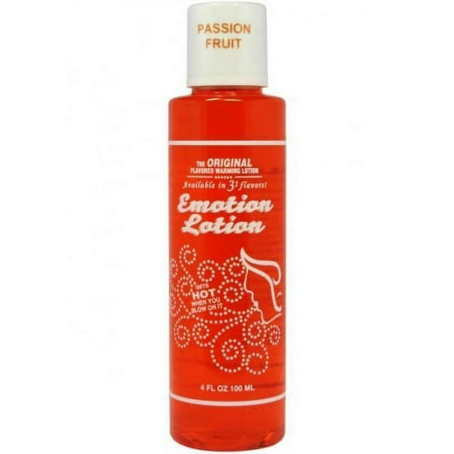Lotion Émotionnelle Aromatisée Huile de Massage Réchauffante, Fruit de la Passion 4 oz