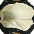 thumbnail image 3 of Black Triangle Jute Shoulder Bag, 3 of 5