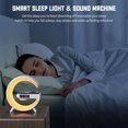 thumbnail image 3 of Soporte Cargador Inalámbrico Nocturna Junto A La Cama Despertador Altavoz BT (blanco), 3 of 8