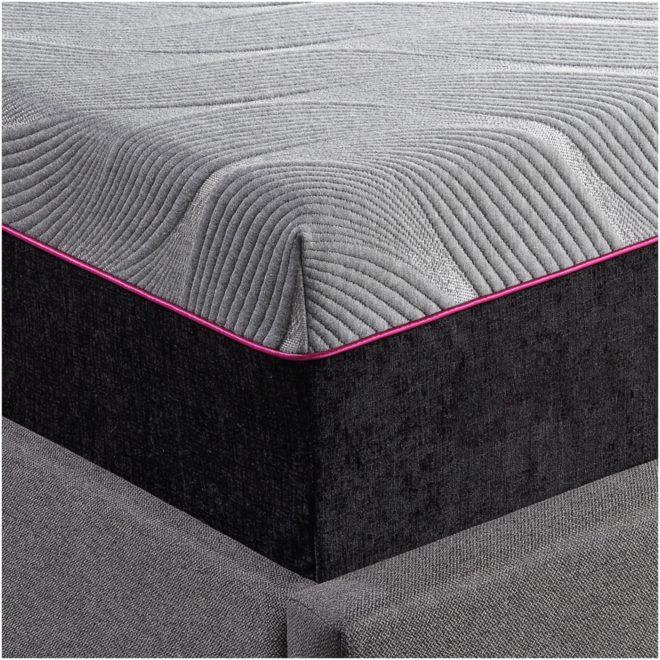 King Size 11" Cooling Gel Memory Foam Mattress, Dual Flex Top, Medium Firm for Back Pain Relief, CertiPUR-US Certified, Grey