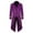 Purple, variant on Elainilye Fashion Mens Jacket Halloween Costume Mid Length Retro Tuxedo Costume Swallow-tailed Coat Vintage Jackets,Blue