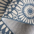 thumbnail image 5 of SAFAVIEH Courtyard Lidija Geometric Indoor/Outdoor Area Rug, Blue/Beige, 5'3" x 7'6", 5 of 8