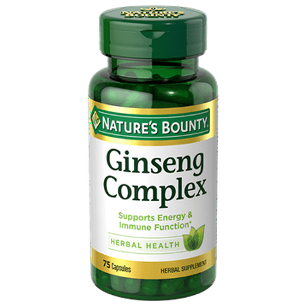 Natureâs BountyÂ® Ginseng Complex 75 Capsules