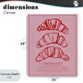 thumbnail image 4 of Stupell Industries Contemporary Croissant Breakfast Pastry Canvas Art, 36 x 48, by Jenaya Jackson, 4 of 8