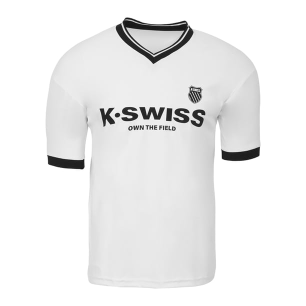 Playera Casual Hombre K-swiss Cooper color Blanco