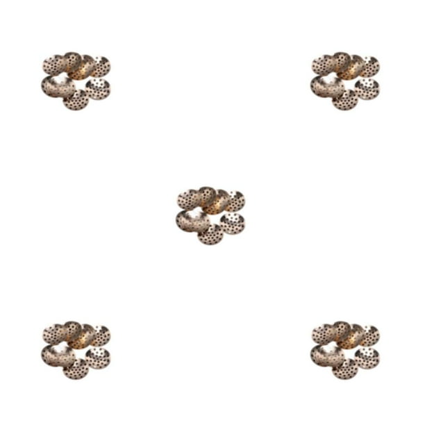 Qarigey 50 piezas de accesorios de Base de broche, broches de Metal para manualidades DIY, joyería, carcasa de disco de malla, accesorios para Type2 NO2