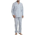thumbnail image 2 of Bedridden Patient Clothing, Hook and Loop Tear Away Cotton Patient Gowns Checkered Button Care Gown Pajama Sets for Post Surgery Dialysis Elderly Home Care Comfortable Hospital Gowns for Men, 2 of 3