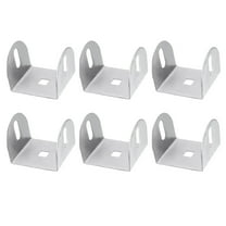 6pcs U Bracket for 2.13" Panels, 50x54x43mm Metal U Shaped Fasteners Brackets