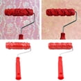 thumbnail image 2 of 2 pcs Rodillo Estampado En Relieve Herramienta para Pintura Mural, 2 of 9