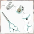 thumbnail image 3 of Unique Bargains 1 Pc Tooth Shears Hair Cutting Scissors for Hair Styling Blue, Silver Tone, 3 of 7
