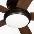 thumbnail image 5 of P2572-0930K-Progress Lighting-Vox - Wide - Ceiling Fan - 1 Light - Handheld Remote in Transitional style - 52 Inches wide by 11.63 Inches high-Brushed, 5 of 8