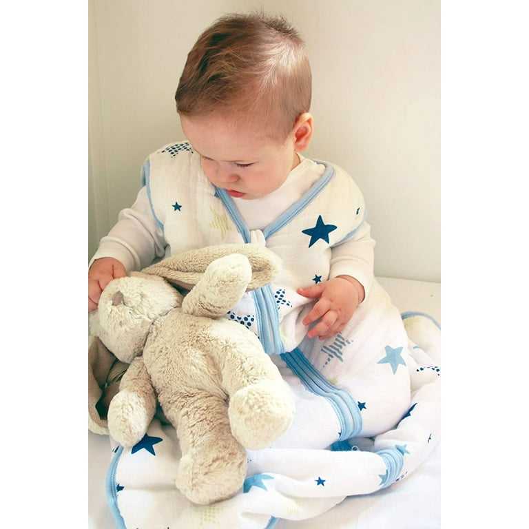 Molis & co Sleeping Bag Baby, 2.5 TOG，Thick，Super Soft and Warm Muslin  Wearable Blanket for Unisex 12-18 Months. 33.1. Ideal for Winter, Forest