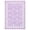 Purple, variant on Garvee 9x12 Wave Border Area Rug Coquette Bow Pattern Carpet, Machine Washable Low Pile Rug with Non-Slip Backing for Living Room Bedroom Home Office, Beige