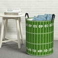 thumbnail image 5 of Laundry Basket, American Football Field2 Laundry Hamper Waterproof Laundry Bag Clothes Hamper Laundry Bin with Handles for Bedroom, Living Room, Kids Room, 5 of 6