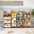 thumbnail image 5 of Lukstr Toy Storage Organizer for Kids with 3 Bins, Stuffed Animal Storage, 5 Shelves Kids Bookshelf and Toy Shelf, Anti-Dumping, 5 of 7