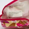 thumbnail image 6 of Retro Style Pink and Brown Floral 8" Cosmetic Bag, 6 of 6