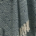 thumbnail image 2 of Rizzy Home  Boho Geometric Throw Blanket Navy/ Natural, 2 of 5