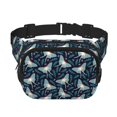 thumbnail image 1 of Balery Glowing Butterfly Mochila Cinturón para Mujeres y Hombres, Bolsa de Cintura Impermeable de Doble Capa con Correa, 1 of 9