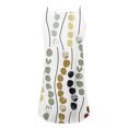 thumbnail image 5 of LOVZFMLL Dresses Women Casual Draw Back Printed Sleeveless Ruffle Lace-up Cold Shoulder Dress, 5 of 5