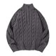 thumbnail image 2 of Ceisia Men's Winter Casual Solid Color V-Neck Long Sleeve Hoodie - Comfortable Daily Outdoor Wear Gift, 2 of 9