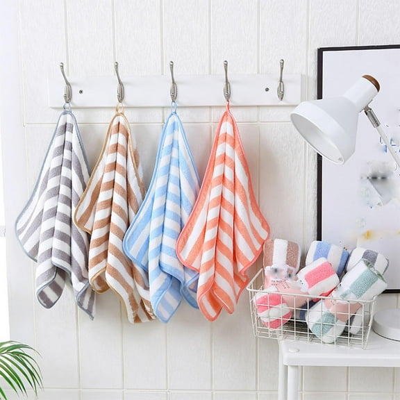 Clearance Under $5 Boovnll Hand Towels for Bathroom, 13x30" Super Soft & Absorbent Quick Dry Solid Color Coral Velvet Towels, Thicken Microfiber Hand Towels for Hotel, Pool, Spa, Beach, Towels