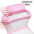 thumbnail image 4 of Baño Entrenador para Niños Sonido de Descarga Asiento Acolchado Antisalpicaduras Antideslizante Diseño Realista - Rosa, 4 of 7