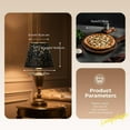 thumbnail image 2 of Modern Stars Black Barrel Lamp Shades for Table Lamp, 6x10x7.5inch AEELLEEA  Small Lampshades For Wall Lamp, Mini Metal Lampshade Cover Replacement., 2 of 7