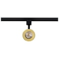 thumbnail image 3 of Nuvo Lighting 12 Watt LED Cinch Track Head 3000K Matte Black and Brushed Brass Finish, 3 of 5