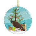thumbnail image 1 of Adorno navideño de cerámica multicolor Caroline's Treasures Peafowl BB9294CO1, 1 of 1