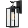 thumbnail image 2 of Jerry Outdoor Wall Lantern Porch Lighting Fixture Wall Sconce - Matte Black Medium, 2 of 5