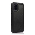 thumbnail image 4 of Compatible with Galaxy A51 5G Case Wallet with Card Holder,Embossed Butterfly Pattern PU Leather Double Magnetic Buttons Flip Shockproof Protective Cover for Samsung Galaxy A51 5G, Black, 4 of 9
