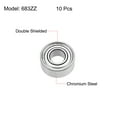 thumbnail image 2 of Deep Groove Ball Bearings Double Shielded Chrome Steel Rollers, 3x7x3mm, 2 of 4